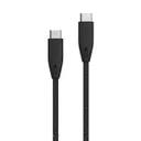 کابل شارژ 2 متری کنفی USB-C به USB-C پاورولوژی مدل PBCC2