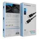 کابل شارژ 1.2 متری کنفی USB-C به USB-C پاورولوژی مدل PCAB020-2