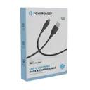 کابل شارژ 1.2 متری USB-A به لایتنینگ پاورولوژی مدل PWATL1M-2