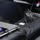 شارژر فندکی 75 وات گرین لاین مدل GNRT75WCC با کابل جمع شونده-1