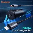 شارژر فندکی 30 وات مک دودو مدل CC-749 به همراه کابل USB-C به لایتنینگ-1