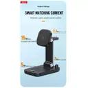 پایه نگهدارنده موبایل و شارژر بی‌سیم چندکاره 15 وات ایکس او مدل TK-23-2