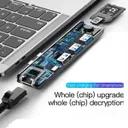 هاب 7 پورت USB-C مک‌بوک باسئوس مدل CAHUB-L0G-1