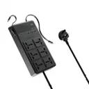 چندراهی برق 6 پریز با کابل جمع‌شونده پاورولوژی مدل PWCUQC030-1