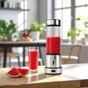 مخلوط‌کن شارژی شیشه‌ای 450 میلی‌لیتری پاورولوژی مدل PWPBGNA16-1