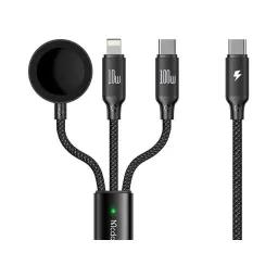 کابل شارژ ۳ کاره USB-C مک دودو مدل CA-4940