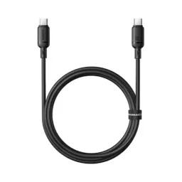 کابل شارژ USB-C به USB-C باسئوس مدل Silky Series