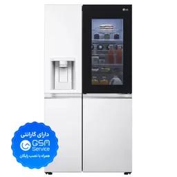 یخچال فریزر ساید بای ساید 28 فوت ال جی مدل X267CQHW - ساخت چین