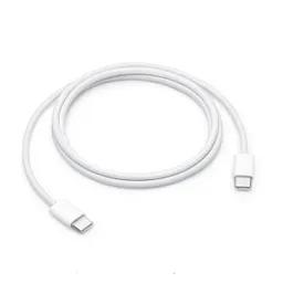کابل شارژ 1 متری کنفی USB-C به USB-C اپل مدل A2795 به همراه سوزن سیمکارت