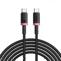 کابل شارژ 1 متری کنفی USB-C به USB-C بیسوس مدل CB000169