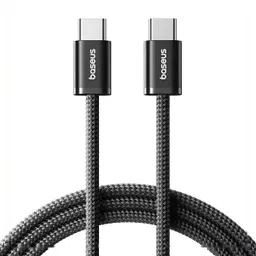 کابل شارژ 1 متری کنفی USB-C به USB-C بیسوس مدل CB000160
