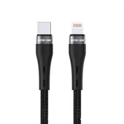 کابل شارژ 1 متری کنفی USB-C به لایتنینگ گرین لاین مدل GNBRUSCLG