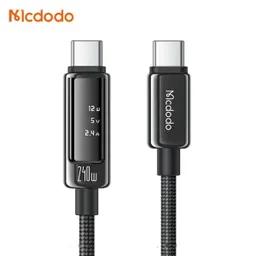 کابل شارژ 1.2 متری کنفی USB-C به USB-C مک دودو مدل CA-890