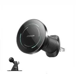 پایه نگهدارنده موبایل و شارژر بی‌سیم 15 وات جوی روم مدل JR-ZS502