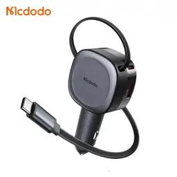 شارژر فندکی 75 وات مک دودو مدل CC-156 با کابل جمع شونده