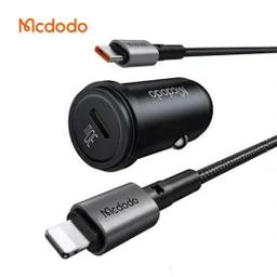 شارژر فندکی 30 وات مک دودو مدل CC-749 به همراه کابل USB-C به لایتنینگ
