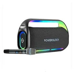اسپیکر بلوتوثی 150 وات با میکروفون بی‌سیم پاورولوژی مدل PWLAU012