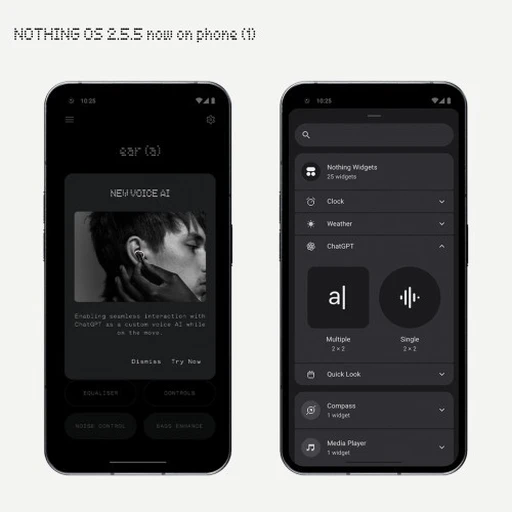 به‌روزرسانی Nothing OS 2.5.5 ناتینگ فون ۱ 