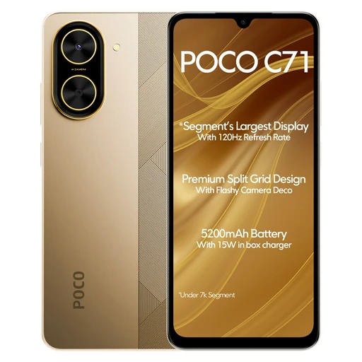 گوشی شیائومی پوکو C71 ظرفیت 128GB رم 6GB-1