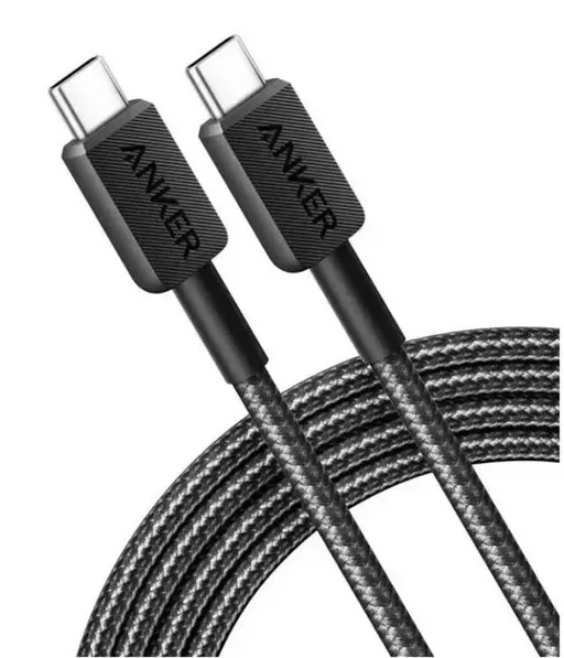 کابل شارژ کنفی USB-C به USB-C انکر مدل Anker A81D6-1