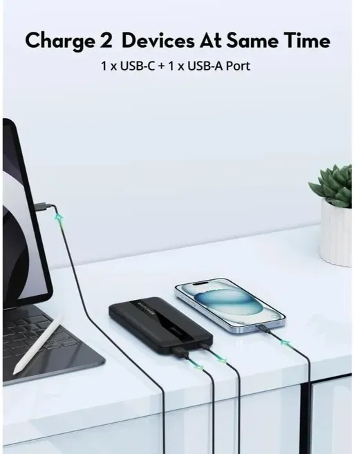 پاوربانک 22.5 وات راوپاور مدل RP-PB1236 PD Pioneer ظرفیت ۱۰۰۰۰ میلی‌آمپر-1
