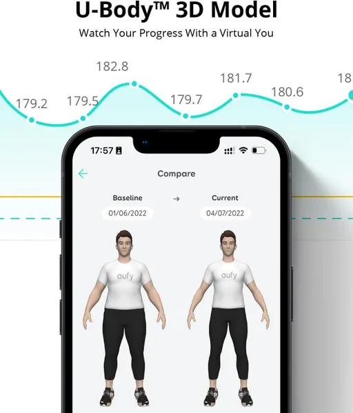 ترازو هوشمند انکر مدل Eufy Smart Scale P2 Pro T9149-3