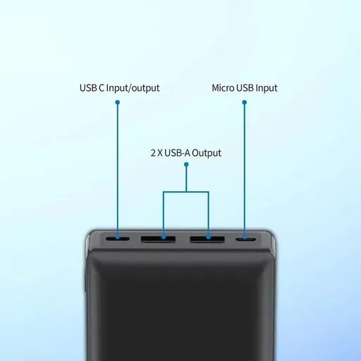 پاوربانک 20 وات فیلیپس مدل DLP7721C ظرفیت 20000 میلی‌آمپر-4