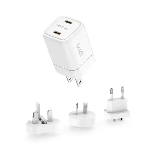 شارژر دیواری 33 وات بودی مدل AC016RSW-0