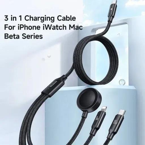 کابل شارژ ۳ کاره USB-C مک دودو مدل CA-4940-1