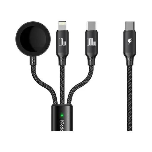 کابل شارژ ۳ کاره USB-C مک دودو مدل CA-4940-0