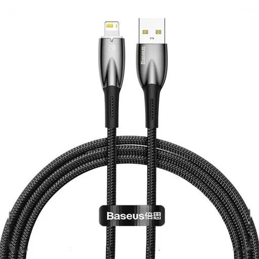 کابل شارژ 2 متری کنفی USB-A به لایتنینگ بیسوس مدل CADH000301-0