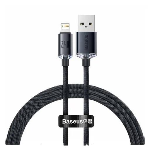کابل شارژ 1.2 متری کنفی USB-A به لایتنینگ بیسوس مدل CAJY000001-0