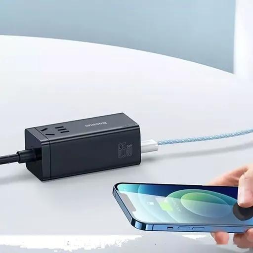 کابل شارژ 1 متری کنفی USB-A به لایتنینگ بیسوس مدل CALD000402-2