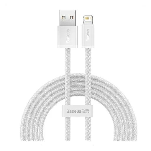 کابل شارژ 2 متری کنفی USB-A به لایتنینگ بیسوس مدل CALD000502-1