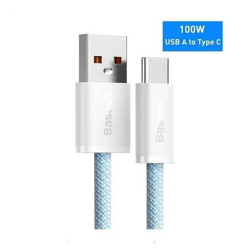 کابل شارژ 2 متری کنفی USB-A به USB-C بیسوس مدل CALD000716-1