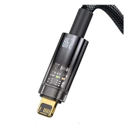 کابل شارژ هوشمند 1 متری USB-C به لایتنینگ بیسوس مدل CATS000001-1