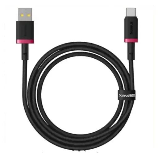 کابل شارژ 1 متری کنفی USB-C به USB-C بیسوس مدل CB000120-0