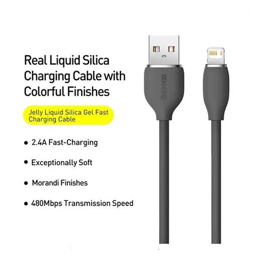 کابل شارژ 2 متری USB-A به لایتنینگ بیسوس مدل CAGD000101-2