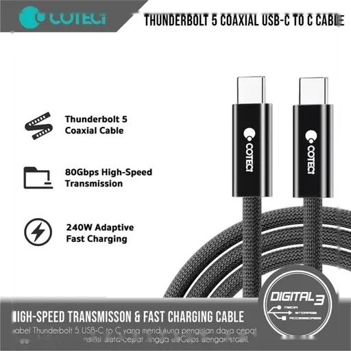 کابل تاندربولت 5 کوتتسی مدل OF-065 USB-C به USB-C-2
