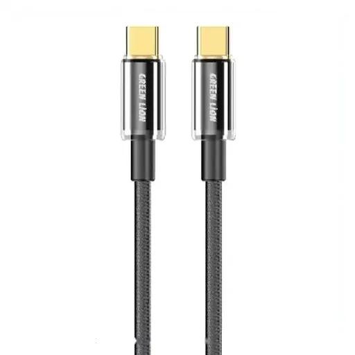 کابل شارژ 1 متری کنفی USB-C به USB-C گرین لاین مدل GNTPTGH60CTC-0