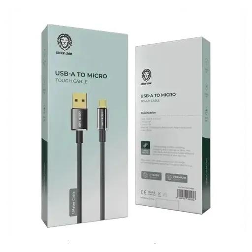 کابل شارژ 1 متری کنفی USB-A به Micro-USB گرین لاین مدل GNTPTGHATM-0