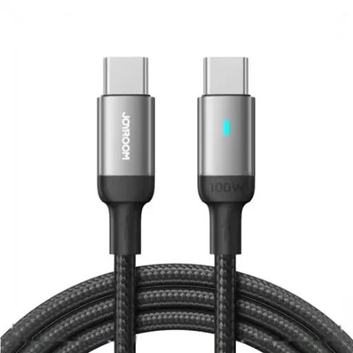 کابل شارژ 1.2 متری کنفی USB-C به USB-C جویروم مدل S-A10-0