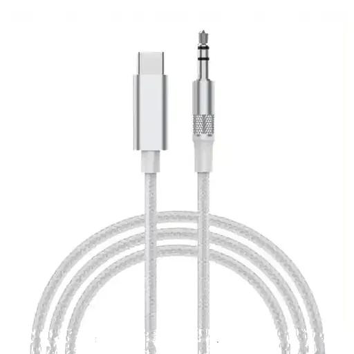 کابل صدا 2 متری کنفی USB-C به جک 3.5 میلی‌متری الدینیو مدل LS-Y82c-0