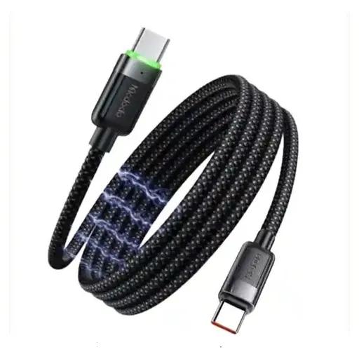 کابل شارژ 1.2 متری کنفی USB-C به USB-C مک دودو مدل CA-200-1