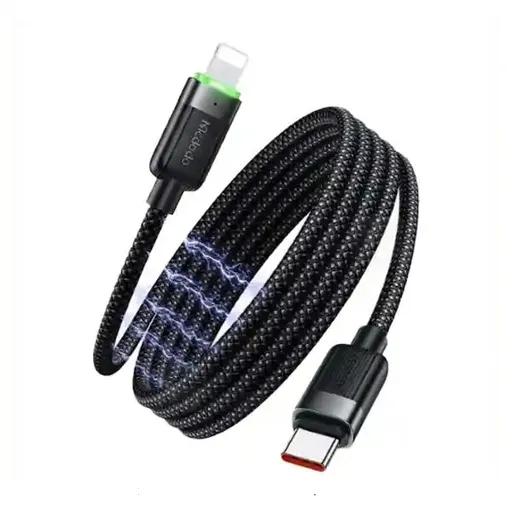 کابل شارژ 1.2 متری کنفی USB-C به لایتنینگ مک دودو مدل CA-2010-0