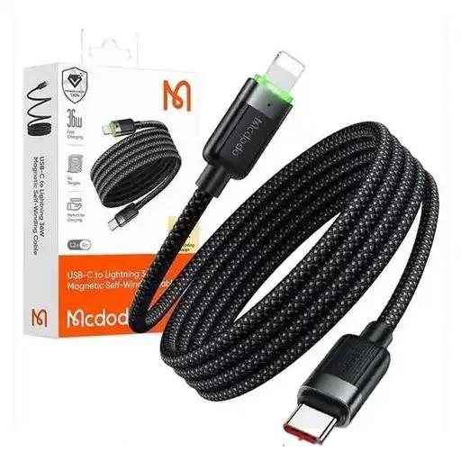 کابل شارژ 1.2 متری کنفی USB-C به لایتنینگ مک دودو مدل CA-2010-1
