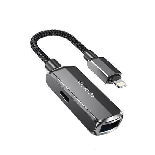 مبدل OTG لایتنینگ به USB و لایتنینگ مک دودو مدل CA-2690-0