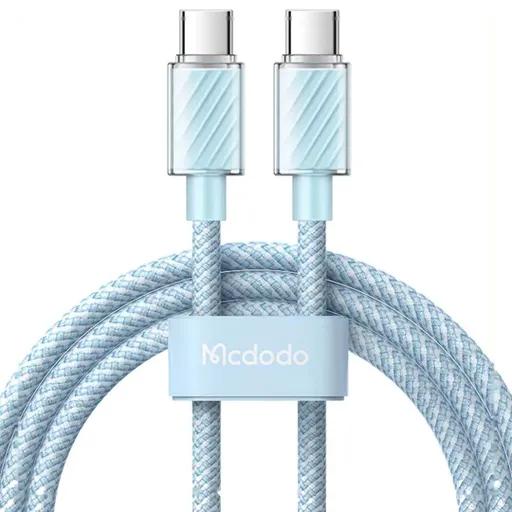 کابل شارژ 1.2 متری کنفی USB-C به USB-C مک دودو مدل CA-367-0