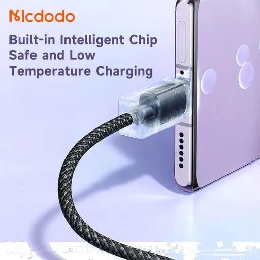 کابل شارژ 1.2 متری کنفی USB-C به USB-C مک دودو مدل CA-367-2