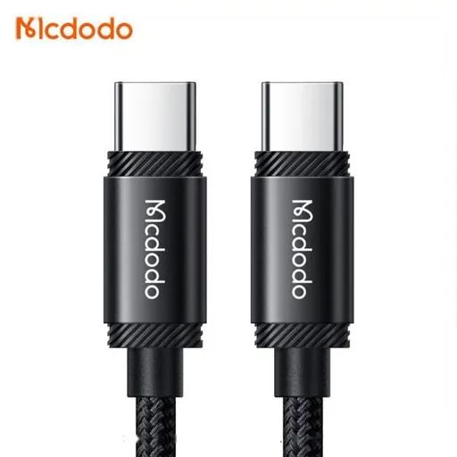 کابل شارژ 1.2 متری کنفی USB-C به USB-C مک دودو مدل CA-368-0